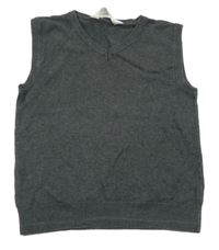 Sivá svetrová vesta H&M