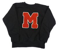 Černá mikina s písmenkem Antboy