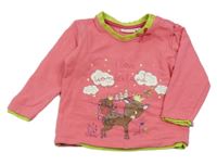 Korálová mikina so zvieratkami Liegelind