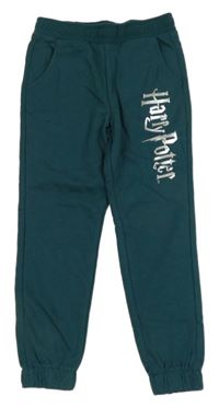 Tmavozelené tepláky Harry Potter