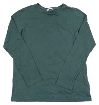 Zelenošedé triko H&M