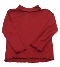 Červené triko s rolákem Soulcal