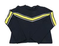 Tmavomodré tričko s prúžkami LMTD