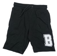 Čierne teplákové kraťasy s číslom F&F