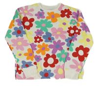 Bílá květovaná mikina Dunnes