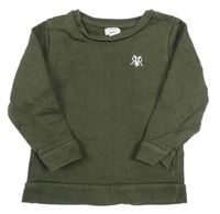 Khaki mikina s výšivkou River Island