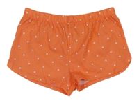 Oranžové bodkované kraťasy Carter´s