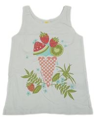 Biely top s ovociem Kids