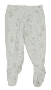Bílé polodupky se zvířátky Mothercare
