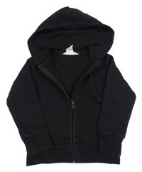 Čierna prepínaci mikina s kapucí zn H&M