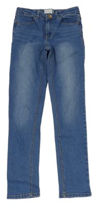 Modré super skinny rifle KIABI