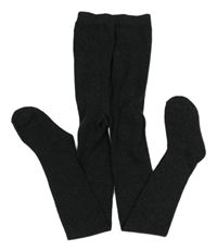 Tmavošedé melírované punčocháče C&A