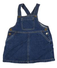 Tmavomodré rifľové šaty Next