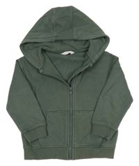 Khakišedá prepínaci mikina s kapucňou M&S