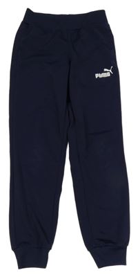 Tmavomodré thermo tepláky s logom PUMA