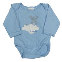 Světlemodré body se zvířátky a obláčkem Ergee