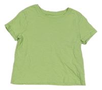 Svetlozelené melírované crop tričko PRIMARK