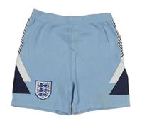 Světlemodré bavlněné fotbalové kraťasy - England