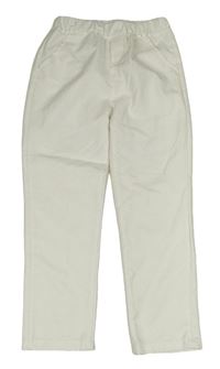Biele chino nohavice