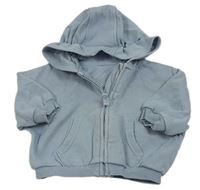 Svetlomodrá prepínaci oversize mikina s kapucňou George