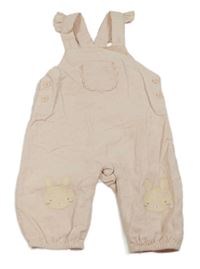 Svetloružové bodkovaná é menšestrové podšité na traké nohavice s králikmi Mothercare