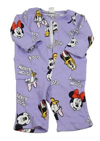 Levandulový teplákový overal s Minnie a přáteli H&M