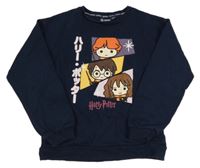 Tmavomodrá mikina s potiskem - Harry Potter Primark