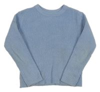 Modrý rebrovaný sveter M&S