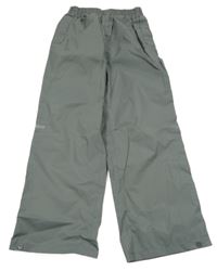 Sivé šušťákové nepromokavé nohavice Alive