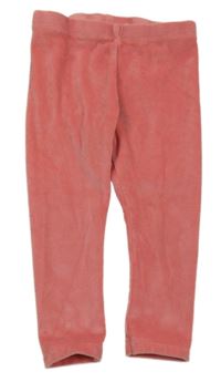 Ružové plyšové legíny Lupilu