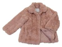Staroružová kožušinová podšitá bunda Primark