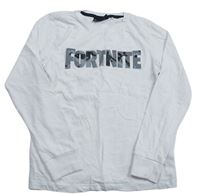 Biele pyžamové tričko s Fortinete Next