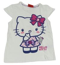 Biele tričko s Hello Kitty