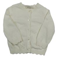 Bílý lehký propínací svetr Primark