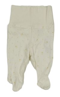 Bílé vzorované polodupky 