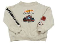 Smotanová mikina s HotWheels Zara