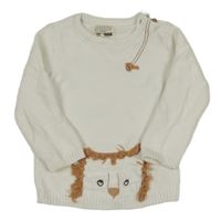 Biely sveter s lvem F&F