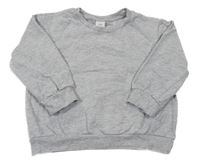 Sivá melírovaná ľahká mikina H&M