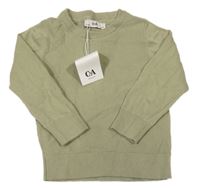 Nové - khaki ľahký sveter C&A