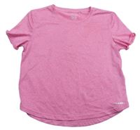 Ružové melírované športové tričko USA pro