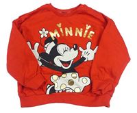 Červená mikina s Minnie zn. George