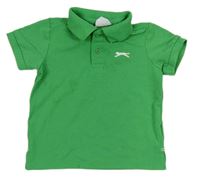 Zelené polo tričko Slazenger
