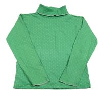 Zelený bodkovaná ý rolák