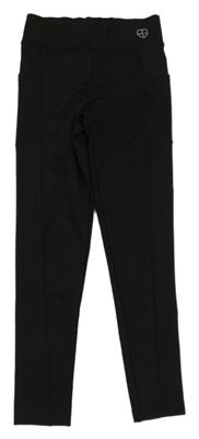 Černé sportovní legíny C&A