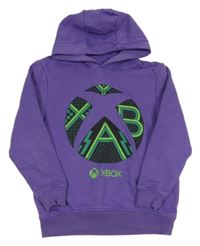 Fialová mikina s kapucí - XBOX George