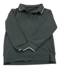 Antracitové polo triko s dinem George