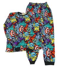 Farebné fleecové pyžama so superhrdinami  Marvel