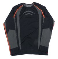 Černo-šedé funkční triko Crivit