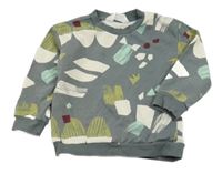 Sivo-farebná vzorovaná mikina H&M