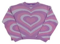 Filovo-svetlomodrý sveter so srdiečkom Primark